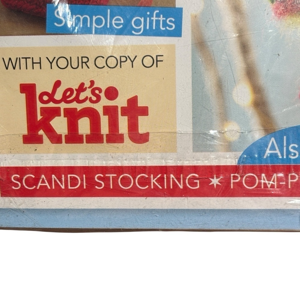 NEW Let’s knit Magazine Holiday Kits Nov/Dec ‘19 UK Patterns Ideas Yarn - Picture 3 of 16